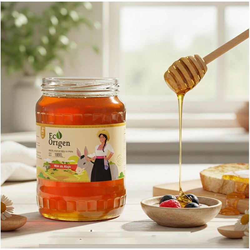Miel de abeja en frascos por mayor | Eco Origen para tiendas y emprendedores